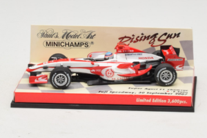 Super Aguri SA07 T. Sato F1 Showcar 2007 Minichamps 1:43 403080092 Metalas