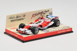 Toyota TF107 #12 J. Trulli Showcar 2007 Minichamps 1:43 403070082 Metalas - nuotrauka 2 iš 5