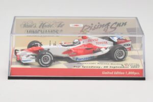 Toyota TF107 #12 J. Trulli Showcar 2007 Minichamps 1:43 403070082 Metalas - nuotrauka 5 iš 5