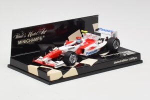 Toyota TF104 Panasonic Racing #0 R. Zonta 3rd Driver 2004 Minichamps 1:43 400040038 Metalas - nuotrauka 2 iš 5
