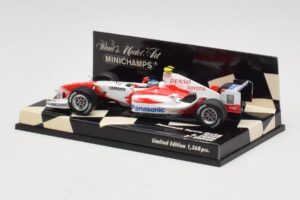 Toyota TF104 Panasonic Racing #0 R. Zonta 3rd Driver 2004 Minichamps 1:43 400040038 Metalas - nuotrauka 3 iš 5