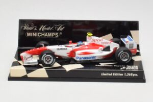 Toyota TF104 Panasonic Racing #0 R. Zonta 3rd Driver 2004 Minichamps 1:43 400040038 Metalas