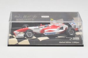 Toyota TF104 Panasonic Racing #0 R. Zonta 3rd Driver 2004 Minichamps 1:43 400040038 Metalas - nuotrauka 5 iš 5