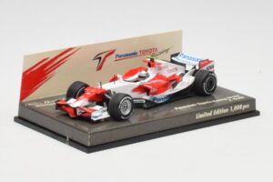 Toyota TF108 Showcar J. Trulli 2008 Minichamps 1:43 AM601297 Metalas - nuotrauka 2 iš 5