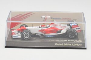 Toyota TF108 Showcar J. Trulli 2008 Minichamps 1:43 AM601297 Metalas - nuotrauka 5 iš 5
