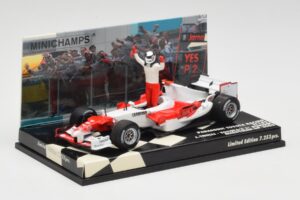Toyota TF105 #16 J. Trulli Malaysia GP Podium 2005 Minichamps 1:43 400050116 Metalas - nuotrauka 2 iš 4