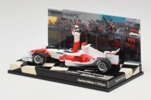Toyota TF105 #16 J. Trulli Malaysia GP Podium 2005 Minichamps 1:43 400050116 Metalas - nuotrauka 3 iš 4