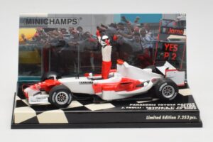 Toyota TF105 #16 J. Trulli Malaysia GP Podium 2005 Minichamps 1:43 400050116 Metalas