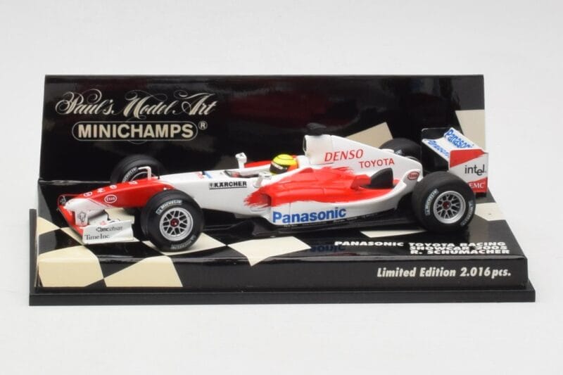 Toyota TF105 Panasonic Racing R. Schumacher Showcar 2005 Minichamps 1:43 400050087 Metalas