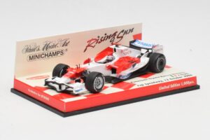 Toyota TF107 #12 J. Trulli F1 2007 Minichamps 1:43 403080081 Metalas - nuotrauka 2 iš 5