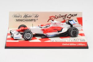 Toyota TF107 #12 J. Trulli F1 2007 Minichamps 1:43 403080081 Metalas