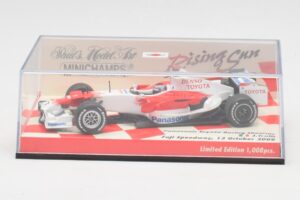 Toyota TF107 #12 J. Trulli F1 2007 Minichamps 1:43 403080081 Metalas - nuotrauka 5 iš 5