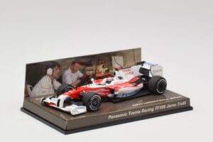 Toyota TF109 Panasonic Toyota Racing #9 J. Trulli F1 2009 Minichamps 1:43 AM62130 Metalas - nuotrauka 2 iš 5