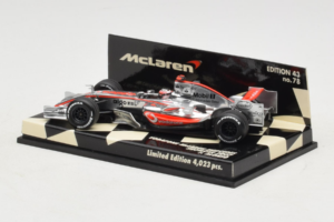 McLaren MP4-22 Mercedes #1 F. Alonso Vodafone McLaren Showcar F1 2007 Minichamps 1:43 530074371 Metalas - nuotrauka 3 iš 5