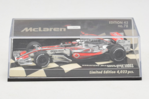 McLaren MP4-22 Mercedes #1 F. Alonso Vodafone McLaren Showcar F1 2007 Minichamps 1:43 530074371 Metalas - nuotrauka 4 iš 5