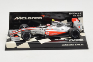 McLaren MP4-24 Mercedes #2 H. Kovalainen Vodafone McLaren Showcar F1 2009 Minichamps 1:43 530094372 Metalas
