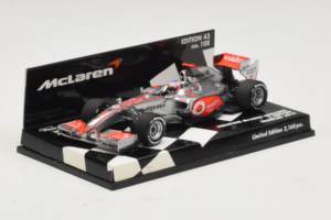 Vodafone McLaren Mercedes MP4-25 J. Button F1 Showcar 2010 Minichamps 1:43 530104371 Metalas - nuotrauka 2 iš 5