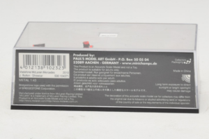 Vodafone McLaren Mercedes MP4-25 J. Button F1 Showcar 2010 Minichamps 1:43 530104371 Metalas - nuotrauka 4 iš 5