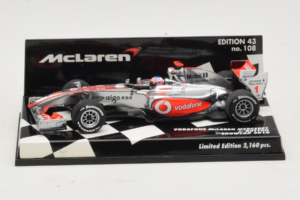 Vodafone McLaren Mercedes MP4-25 J. Button F1 Showcar 2010 Minichamps 1:43 530104371 Metalas