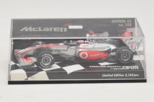 Vodafone McLaren Mercedes MP4-25 J. Button F1 Showcar 2010 Minichamps 1:43 530104371 Metalas - nuotrauka 5 iš 5