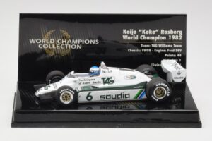 Williams FW08 #6 K. Rosberg F1 World Champion 1982 Minichamps 1:43 436820106 Metalas