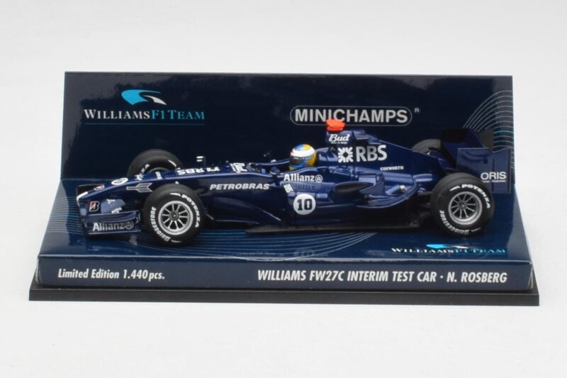 Williams FW27C N. Rosberg F1 Test 2005 Minichamps 1:43 400050110 Metalas