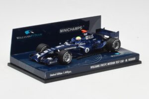 Williams FW27C BMW #7 M. Webber Test Car F1 2005 Minichamps 1:43 400050109 Metalas - nuotrauka 2 iš 5