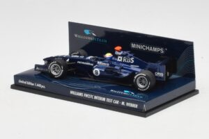 Williams FW27C BMW #7 M. Webber Test Car F1 2005 Minichamps 1:43 400050109 Metalas - nuotrauka 3 iš 5