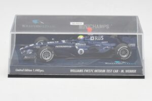 Williams FW27C BMW #7 M. Webber Test Car F1 2005 Minichamps 1:43 400050109 Metalas - nuotrauka 5 iš 5