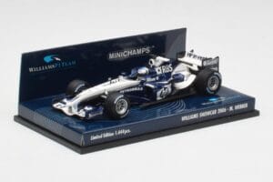 Williams FW28 M. Webber Showcar F1 2006 Minichamps 1:43 400060079 Metalas - nuotrauka 2 iš 5