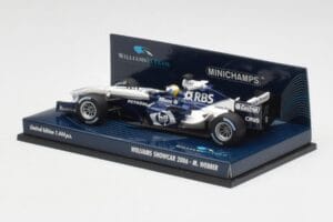 Williams FW28 M. Webber Showcar F1 2006 Minichamps 1:43 400060079 Metalas - nuotrauka 3 iš 5