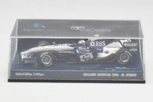 Williams FW28 M. Webber Showcar F1 2006 Minichamps 1:43 400060079 Metalas - nuotrauka 5 iš 5