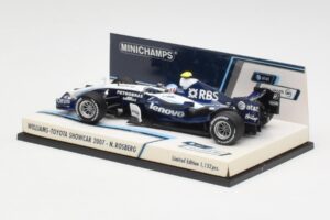 Williams FW29 N. Rosberg F1 Showcar 2007 Minichamps 1:43 400070086 Metalas - nuotrauka 2 iš 5