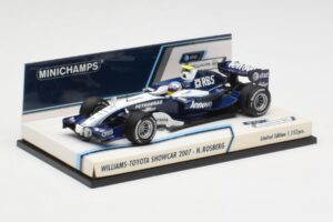 Williams FW29 N. Rosberg F1 Showcar 2007 Minichamps 1:43 400070086 Metalas - nuotrauka 3 iš 5