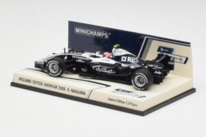 Williams FW30 K. Nakajima F1 Showcar Version 1 2008 Minichamps 1:43 400080078 Metalas - nuotrauka 2 iš 5