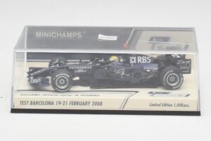 Williams FW30 N. Rosberg Barcelona Test 2008 Minichamps 1:43 400080207 Metalas - nuotrauka 4 iš 6