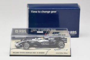 Williams FW30 N. Rosberg F1 Showcar 2008 Minichamps 1:43 403080077 Metalas - nuotrauka 2 iš 4