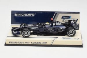 Williams FW31 Toyota #16 N. Rosberg F1 2009 Minichamps 1:43 400080207-M1 Metalas