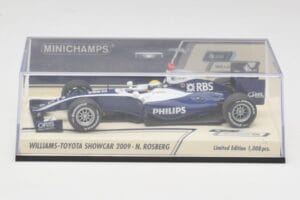 Williams FW31 N. Rosberg F1 Showcar 2009 Minichamps 1:43 400090086 Metalas - nuotrauka 4 iš 4