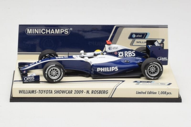 Williams FW31 N. Rosberg F1 Showcar 2009 Minichamps 1:43 400090086 Metalas