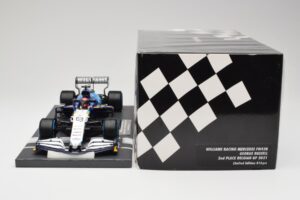 Williams FW43B Mercedes #63 G. Russell Belgian GP 2021 Minichamps 1:18 117211363 Derva - nuotrauka 6 iš 7