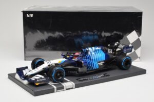 Williams FW43B Mercedes #63 G. Russell Belgian GP 2021 Minichamps 1:18 117211363 Derva - nuotrauka 7 iš 7
