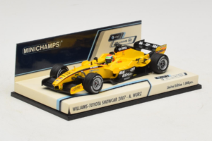 Williams FW29 Toyota A. Wurz Williams F1 Team Showcar 2007 Minichamps 1:43 400070087 Metalas - nuotrauka 2 iš 5