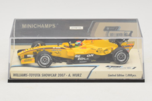 Williams FW29 Toyota A. Wurz Williams F1 Team Showcar 2007 Minichamps 1:43 400070087 Metalas - nuotrauka 4 iš 5