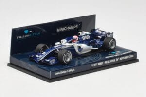 Williams FW28 Toyota K. Nakajima F1 Test Debut 2006 Minichamps 1:43 400060135 Metalas - nuotrauka 2 iš 6