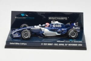 Williams FW28 Toyota K. Nakajima F1 Test Debut 2006 Minichamps 1:43 400060135 Metalas - nuotrauka 3 iš 6