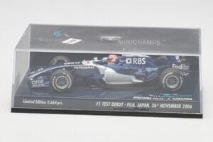Williams FW28 Toyota K. Nakajima F1 Test Debut 2006 Minichamps 1:43 400060135 Metalas - nuotrauka 6 iš 6