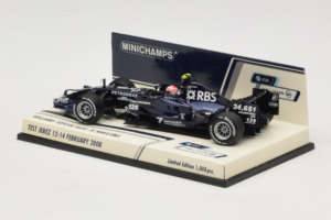 Williams FW30 Toyota #8 K. Nakajima Test Jerez Feb 2008 Minichamps 1:43 400080208 Metalas - nuotrauka 3 iš 5