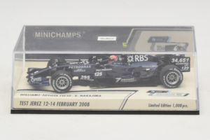 Williams FW30 Toyota #8 K. Nakajima Test Jerez Feb 2008 Minichamps 1:43 400080208 Metalas - nuotrauka 4 iš 5