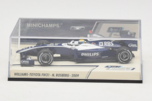 Williams FW31 Toyota #16 N. Rosberg F1 2009 Minichamps 1:43 400090016 Metalas - nuotrauka 4 iš 5